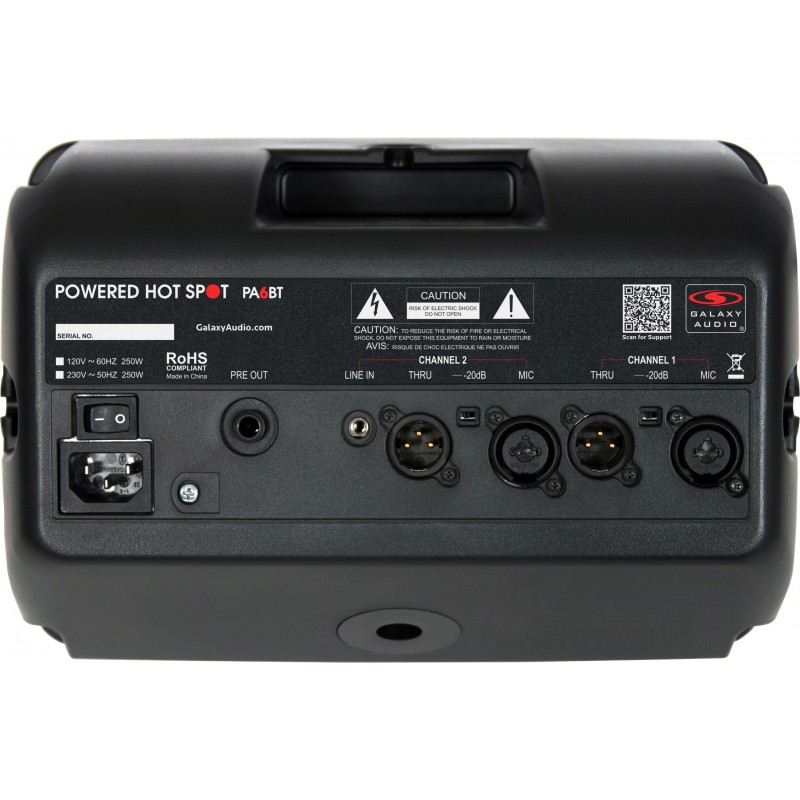 Galaxy Audio PA6BT Monitor de 170W con Bluetooth® - Imagen 2